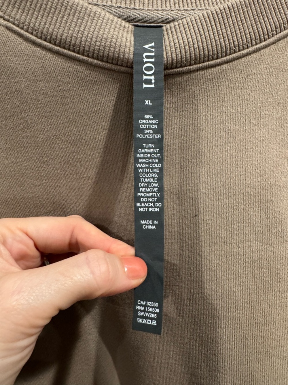 Vuori restore oversized crew sweatshirt - Picture 3 of 6